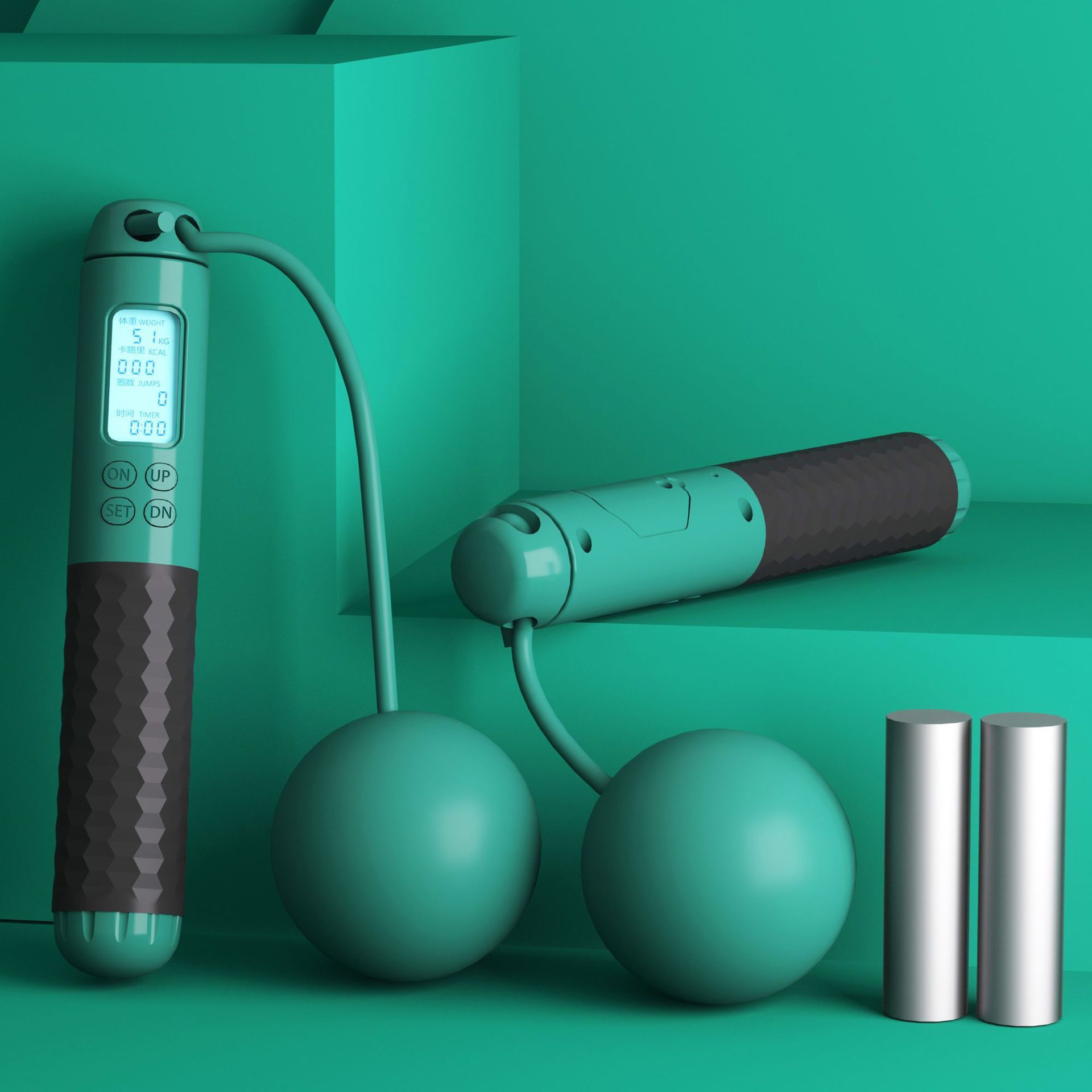 Carrying Cordless Counting Jumping Rope